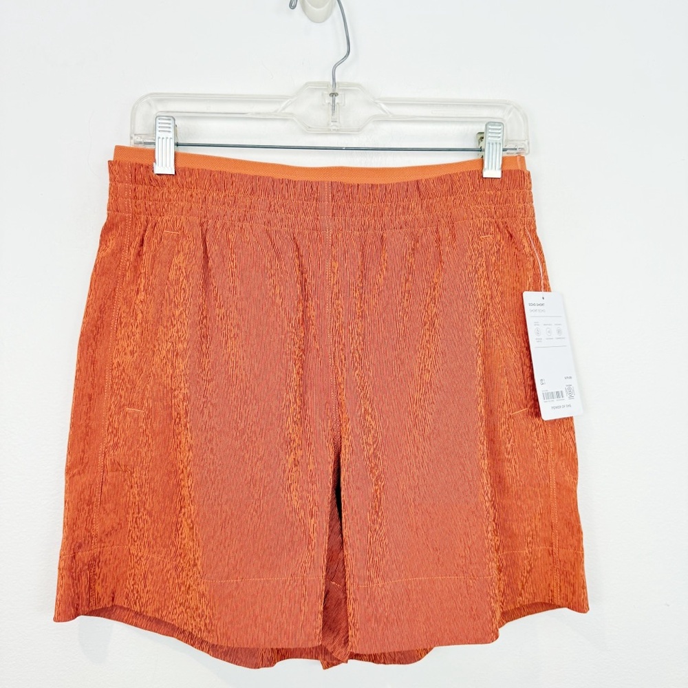 Athleta Echo Short Rust Paprika Orange Size 8 NWT